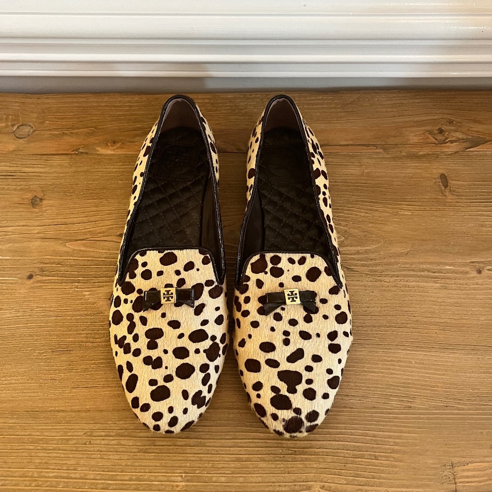 Tory Burch Cheetah Print Calf Hair Chandra Loafer - EXC COND! - Sz 9